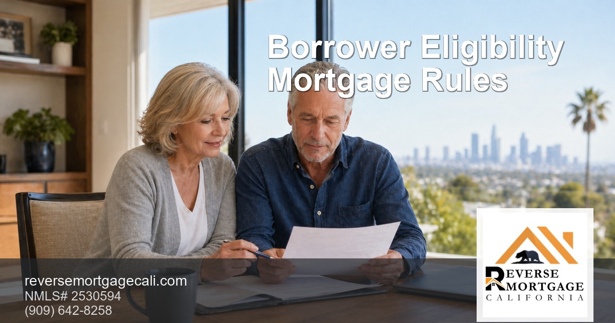 Borrower Eligibility: An Eligibility Guide for California Seniors (2026) — Reverse Mortgage California (borrower eligibility reverse mortgage eligibility California)