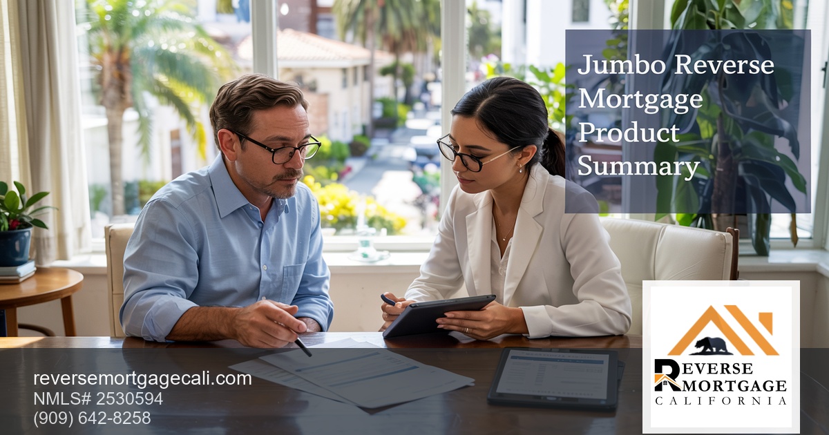 Product Summary: A Jumbo Specific Guide for California Seniors (2026) — Reverse Mortgage California (product summary HomeSafe reverse mortgage California)