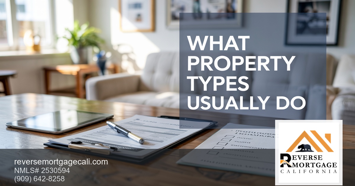 Property Types: A Property Guide for California Seniors (2026) — Reverse Mortgage California (property types reverse mortgage property requirements)